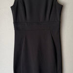 Calvin Klein Calvin Klein sz 8 black work career sheath midi dress Photo 0