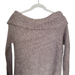 Vintage America Blues Women's Sz S Brown Pullover Sweater Marled Cowl Neck Photo 1