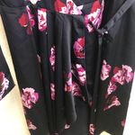 Joie  Miltona Purple Floral Print Satin Wrap Dress Photo 4