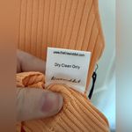 Line and Dot NWT  Orange Ribbed V-Neck Tank Top Sherbert Orange Size Medium Photo 8