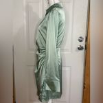 Cider Dirty Martini Long Sleeve Mini Dress - Pale Green NWT (M) Photo 3