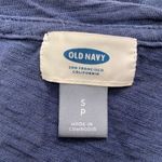 Old Navy  Womens T Shirt Top Casual Lightweight High Low Long Sleeve Blue Small Photo 5