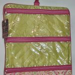 Raymond Waites Pink and Green Paisley Travel Organization Hanging Bag NWT Photo 2