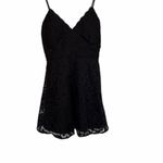 Windsor  Black Lace Overlay Romper Medium‎ Scallop Trim evening dress Photo 1