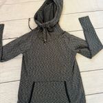 Athleta Sentry Gray Black Hoodie Sweatshirt Pullover Active Wear Top Size S Photo 2