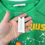 Midnight Rider Sagittarius Zodiac Constellation Graphic Sweatshirt Green Small Photo 5