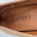 Ralph Lauren  Women Tan Pointed Toe Ballet Flats Shoes Size 9.5C Old Money VTG Photo 1