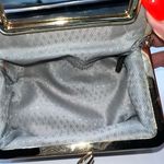 American Vintage Vintage Eel Skin Makeup Case with Mirror and Kisslock Photo 6