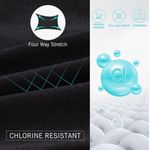 Baleaf Women's Racerback Athletic One Piece Modest Bathing Suit Photo 7