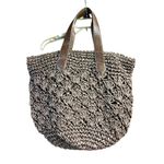 Croft & Barrow  Straw* Tote Bag * Cocoa * NWOT Photo 1