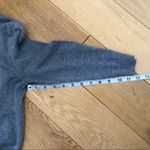 Cable & Gauge Button-Up 3/4 Sleeve Cardigan Grey Medium Photo 14