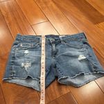 AG Adriano Goldschmied  Women’s The Carrie Raw Hem Jean Shorts Size 26 Photo 9