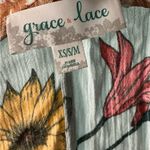 Grace & Lace Floral Print Kimono Blue Size undefined Photo 5