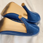 2 Lips Too patent leather heels Royal Blue dress shoes pumps sz 6.5 statement Photo 6