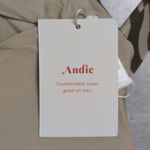 ANDIE Azzura One Piece Bias Stripe Olive Swimwear Bathing Suit Size M New Photo 9