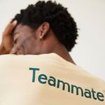 Outdoor Voices NWT Teammate Champagne Everyday Graphic Short Sleeve Unisex Tee Photo 2