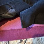 Fashion Bug Vintage 90’s Dress Embroidered Roses Black Burgundy Suede One Piece Jacket Sz 12 Photo 11