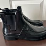 Hunter Women's Original Refined Penny Loafer Chelsea Rain Boots Size 8 Photo 0