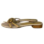 Tommy Bahama Sandals Womens 8M Tan Leather Flower Relaxology Open Toe‎ Summer Size 8 Photo 3