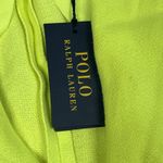 Ralph Lauren Polo  Blazer Jacket Womens 4 Neon Citrus Yellow Linen Bright New Photo 2