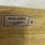 Maison Kitsune Yellow Wide Leg Jeans Size undefined Photo 9