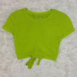Aerie  Vibrant Green Crop Top Photo 0