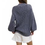 American Eagle AE Aerie Hits The Spot Mockneck Blue Fresh Bright NWT Size Small Photo 3