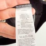 Madewell  | NWT | Puff-Sleeve Sweatshirt Tee in Jet Black | Sz XS Photo 5