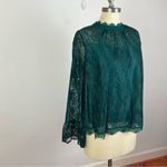 Heartloom  Forest Green Lace Blouse Photo 1