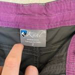 Kuhl Womens Sz 2 Embroidered Capri Pant Outdoor Hiking Gorpcore Goth Grey Y2K Photo 3