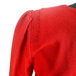 Karl Lagerfeld Karl Lagerfield Paris Red 3/4 Sleeves Mid Length Sz4 Photo 5