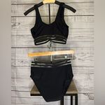 Davi & Dani  Black Women's Bra Set Photo 1