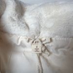 Hem & Thread  Women S Ivory Colorblock Sherpa Half Zip Pullover Cozycore Neutral Photo 5