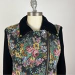 Line and Dot  Floral Tapestry Jacket Medium Photo 2