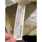 ZARA Beige Denim Shorts Women's Size 4 Frayed Hem High Waist Casual Photo 5