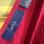 Apt. 9  Women's V-Neck Ruffled Sleeve Blouse in Fuchsia Photo 2