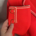 Vintage Penney’s International tipped coral 100% wool three piece skirt suit 12 Red Size 6 Photo 8