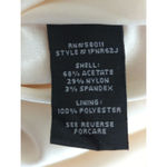 Jax Cream Satin Midi Cocktail Dress‎ Women's Size 4 Party Elegant Formal Photo 7