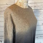 C By Bloomingdale's Dip Dyed Cashmere Asymmetrical Sweater black tan size XS Brown Photo 5