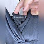 Pretty Little Thing  Women’s Faux Suede Flowy Camisole Tank Top Photo 4