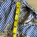 Mlle Gabrielle  Blue‎ and white stripe dress with flowers Photo 13