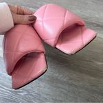 Bottega Veneta  lido flat sandals pink quilted‎ slides Photo 2