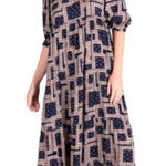 Natural Life  Collette Navy Floral Maxi Dress size L Photo 0