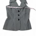Vintage 80's‎ Gingham Halter Pant Set Black Size undefined Photo 6