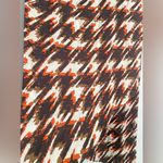 Banana Republic 100% Silk Shawl Wrap Stole Long Scarf Autumn Orange Brown OS Photo 3