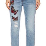 Lucky Brand Women Jeans Bridgett Distressed slim butterfly jeans size 27 Photo 0