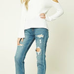 Forever 21 ✨Popcorn Knit Open-Shoulder Top✨ Photo 0