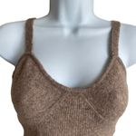 ZARA Y2K Women Crop Top S Sweater Tank Sweetheart Neck Layer Festival Coquette Photo 4