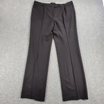 Talbots ‎ Womens Pants 12 Brown Stretch Wide Leg Career Business Dress Trouser Photo 10
