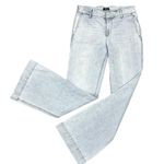 EXPRESS 70s Flare Jeans Women's 8R Light Wash Denim Trouser Hippie Boho Stretch Photo 10